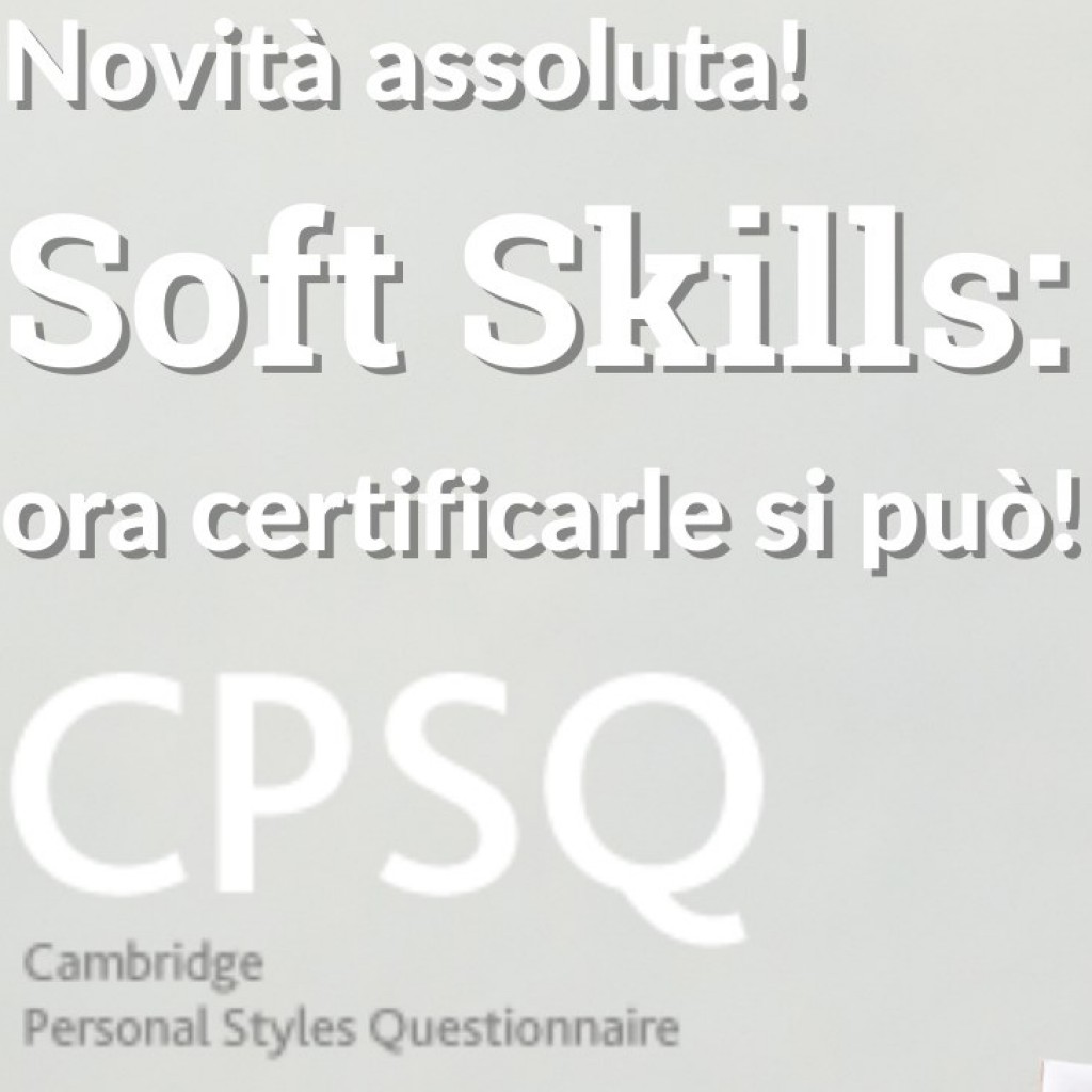 Siamo Partner Center della Certificazione Cambridge che certifica le Soft Skills | Scopri di più